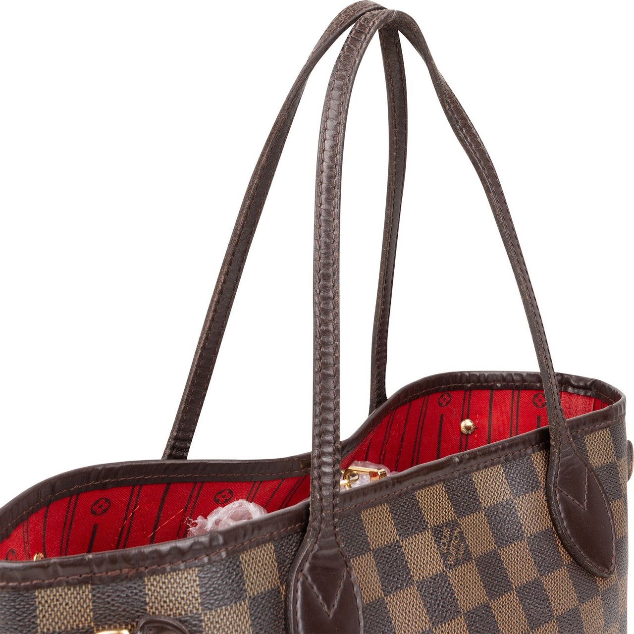 Louis Vuitton Louis Vuitton Monogram Damier Ebene Canvas Neverfull PM Shoulder Bag Bruin