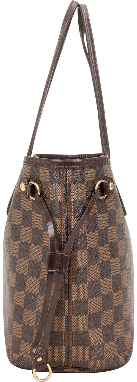 Louis Vuitton Louis Vuitton Monogram Damier Ebene Canvas Neverfull PM Shoulder Bag Bruin