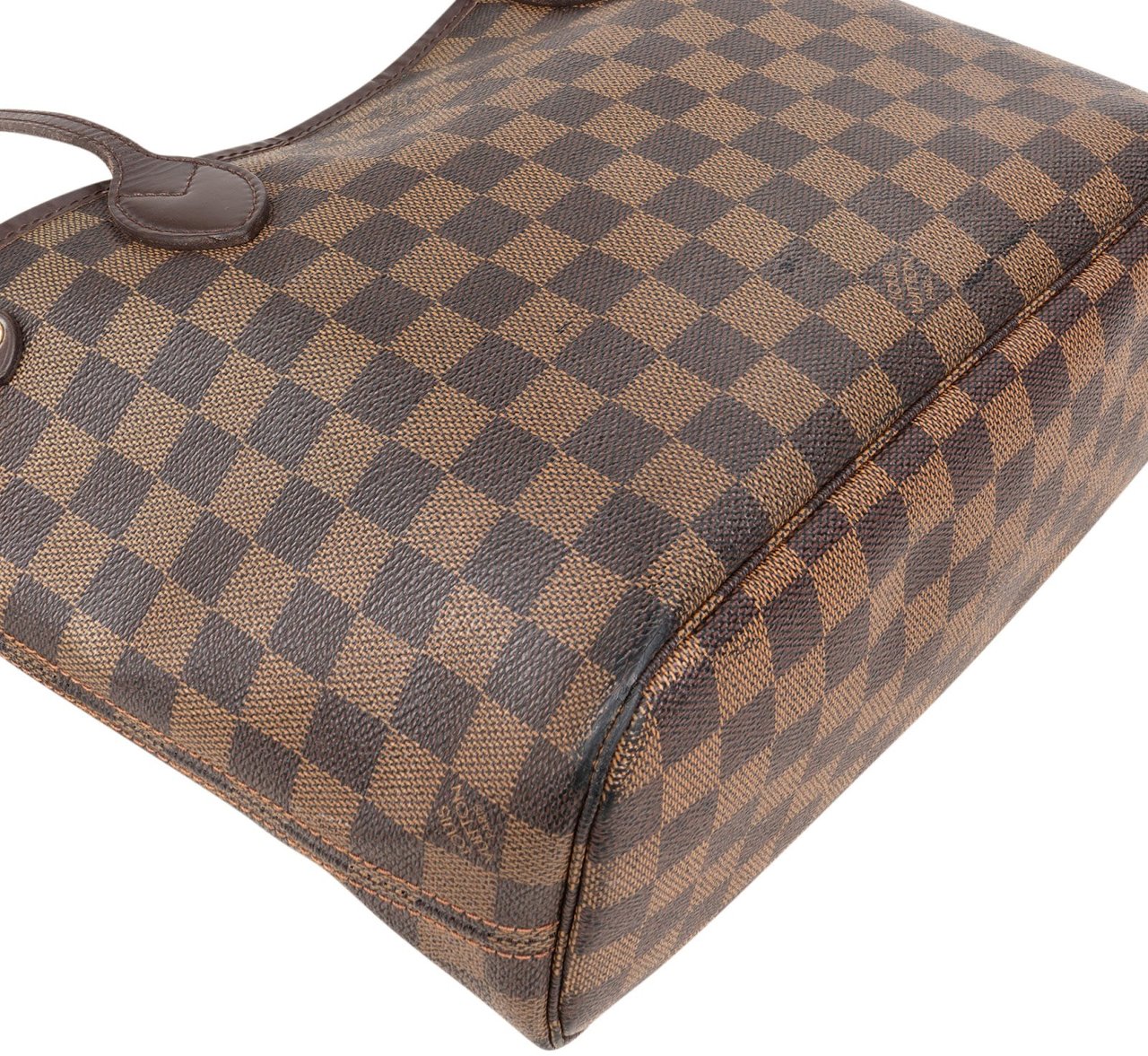 Louis Vuitton Louis Vuitton Monogram Damier Ebene Canvas Neverfull PM Shoulder Bag Bruin