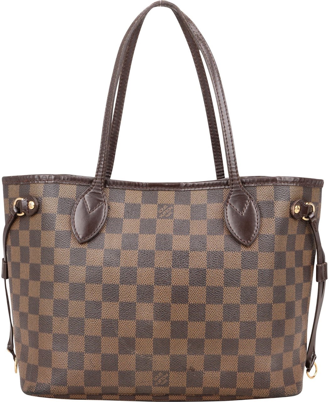 Louis Vuitton Louis Vuitton Monogram Damier Ebene Canvas Neverfull PM Shoulder Bag Bruin