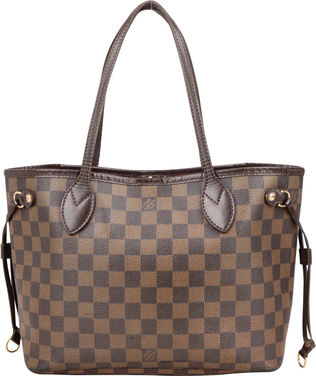 Louis Vuitton Louis Vuitton Monogram Damier Ebene Canvas Neverfull PM Shoulder Bag Bruin