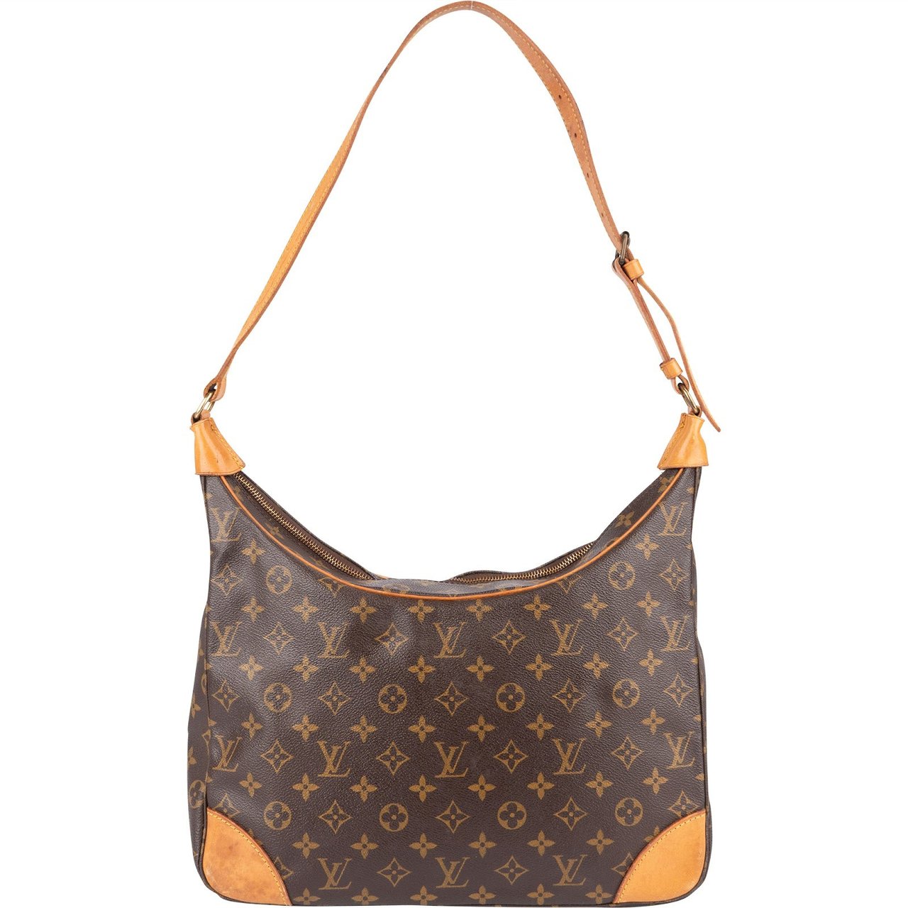 Louis Vuitton Louis Vuitton Monogram Canvas Boulogne Crossbody Bag Bruin