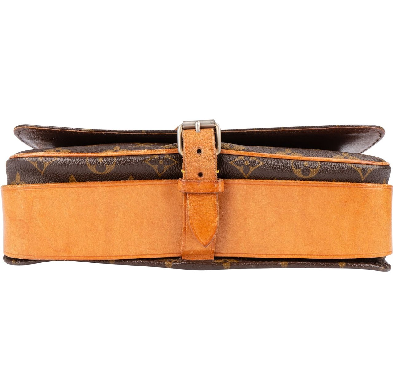 Louis Vuitton Louis Vuitton Monogram Canvas Cartouchière GM Crossbody Bag Bruin