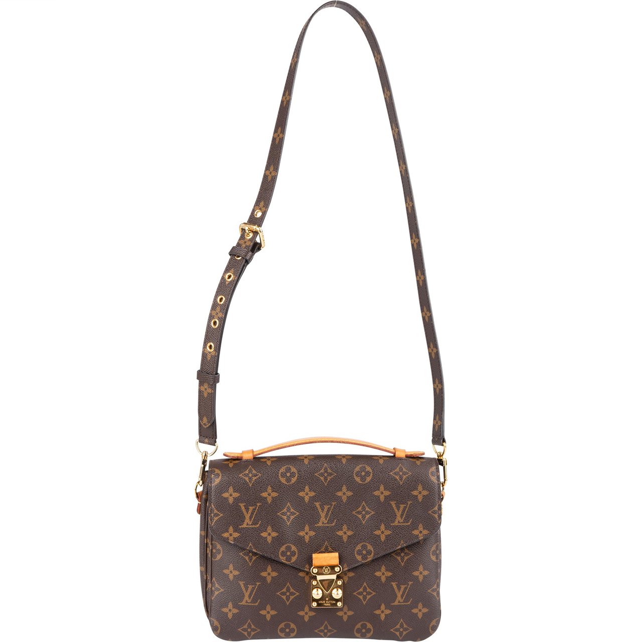 Louis Vuitton Louis Vuitton Monogram Canvas Pochette Métis Crossbody Bag Bruin