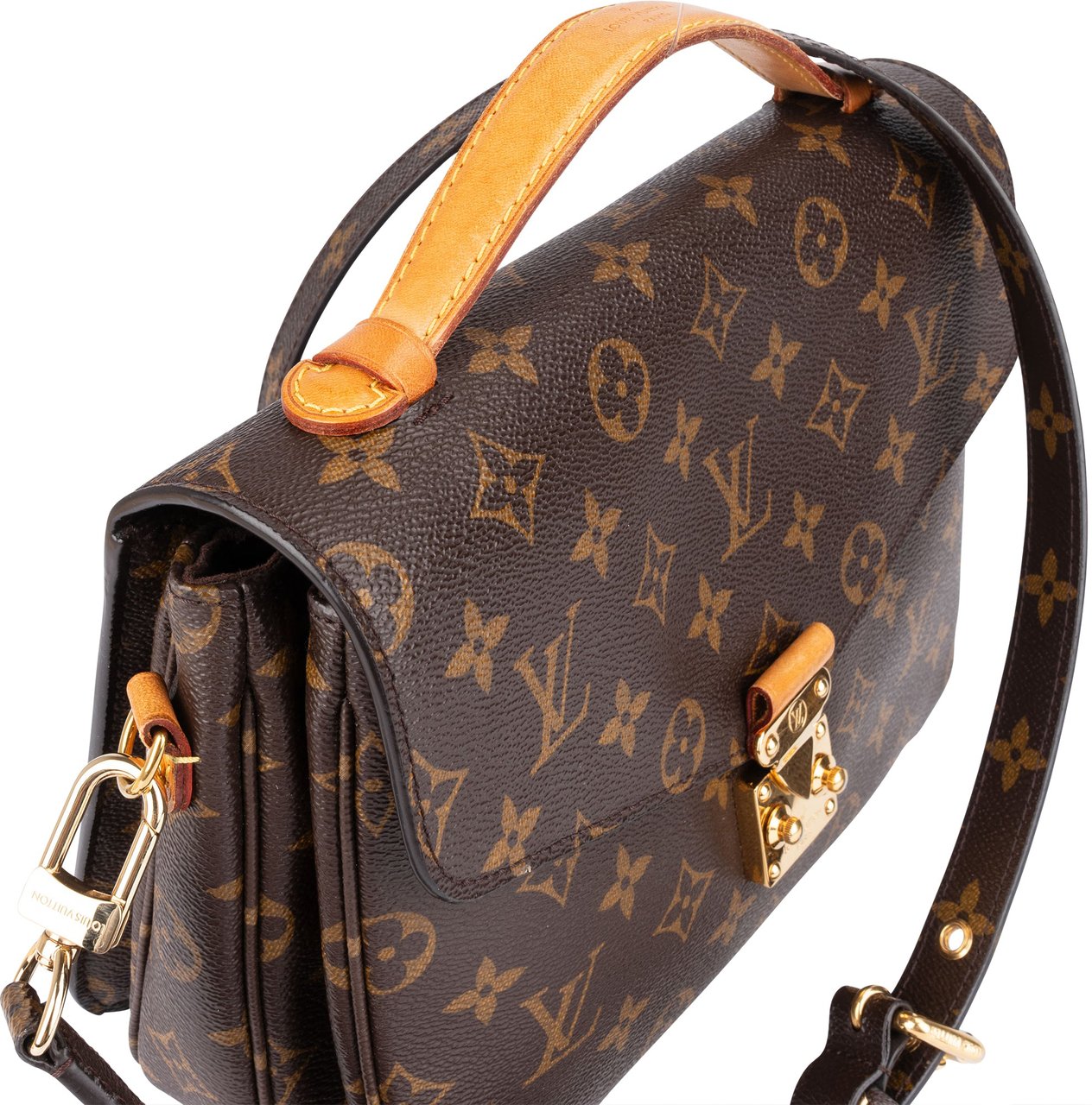 Louis Vuitton Louis Vuitton Monogram Canvas Pochette Métis Crossbody Bag Bruin