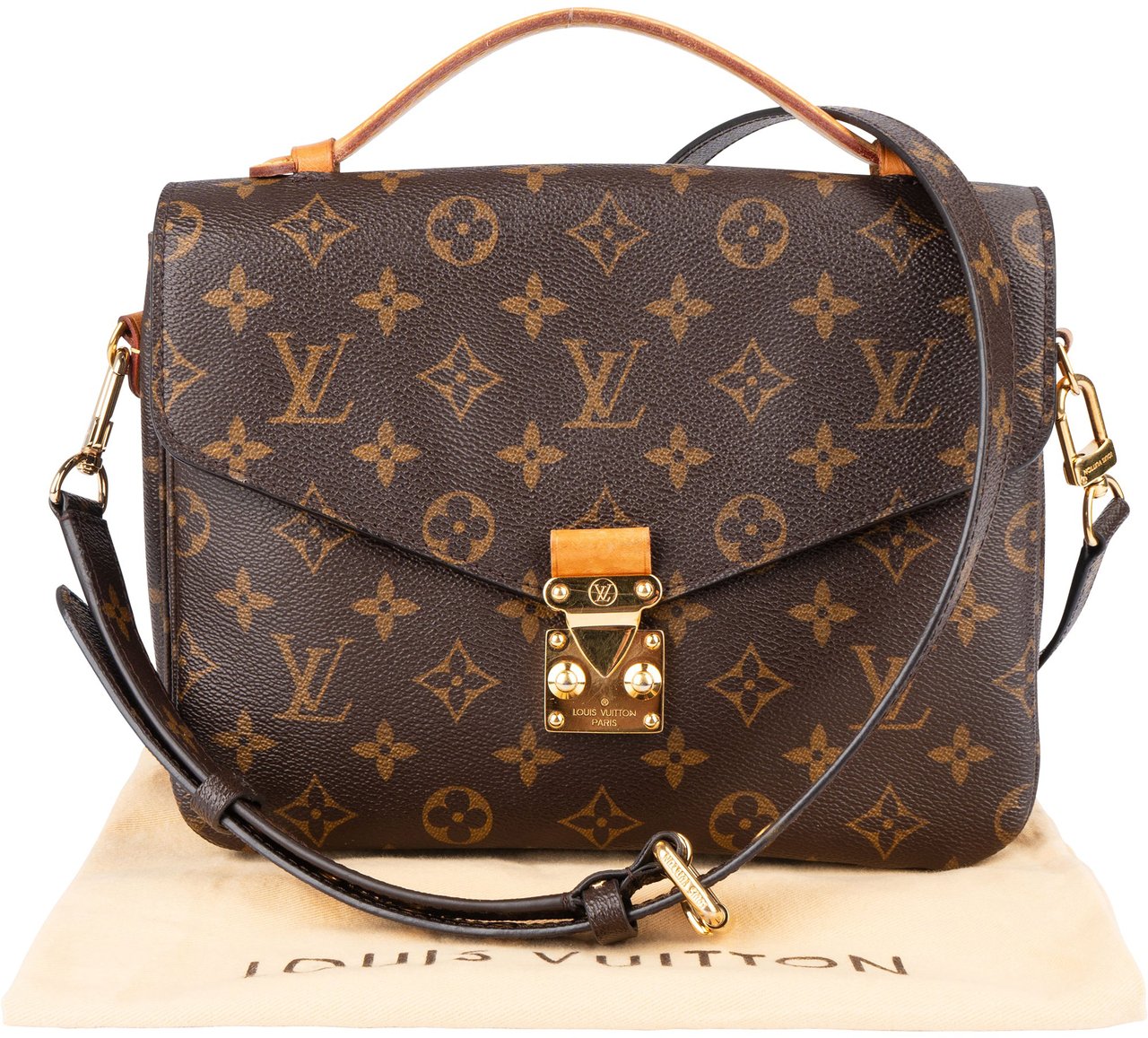 Louis Vuitton Louis Vuitton Monogram Canvas Pochette Métis Crossbody Bag Bruin