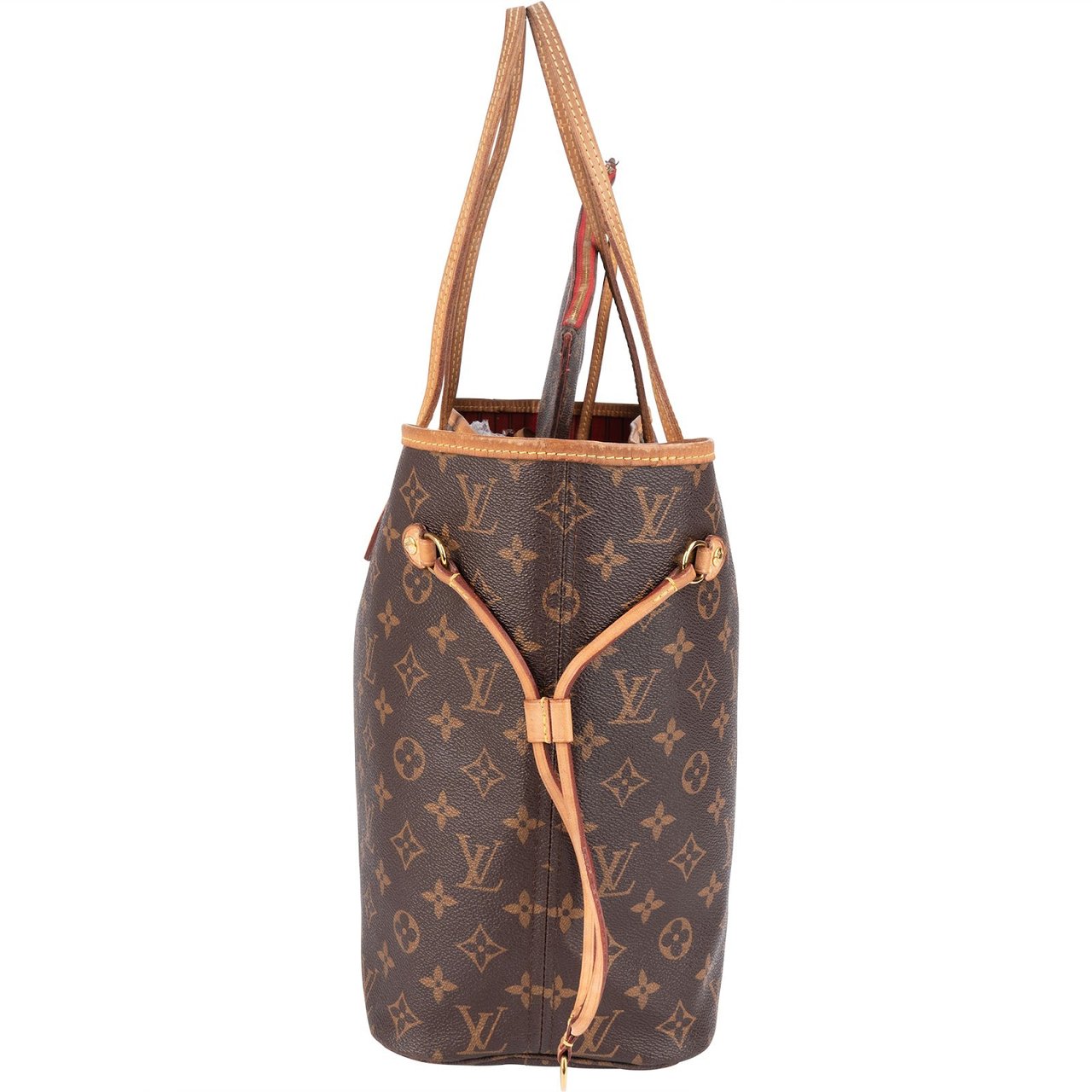 Louis Vuitton Louis Vuitton Monogram Canvas Neverfull MM Shoulder Bag Bruin