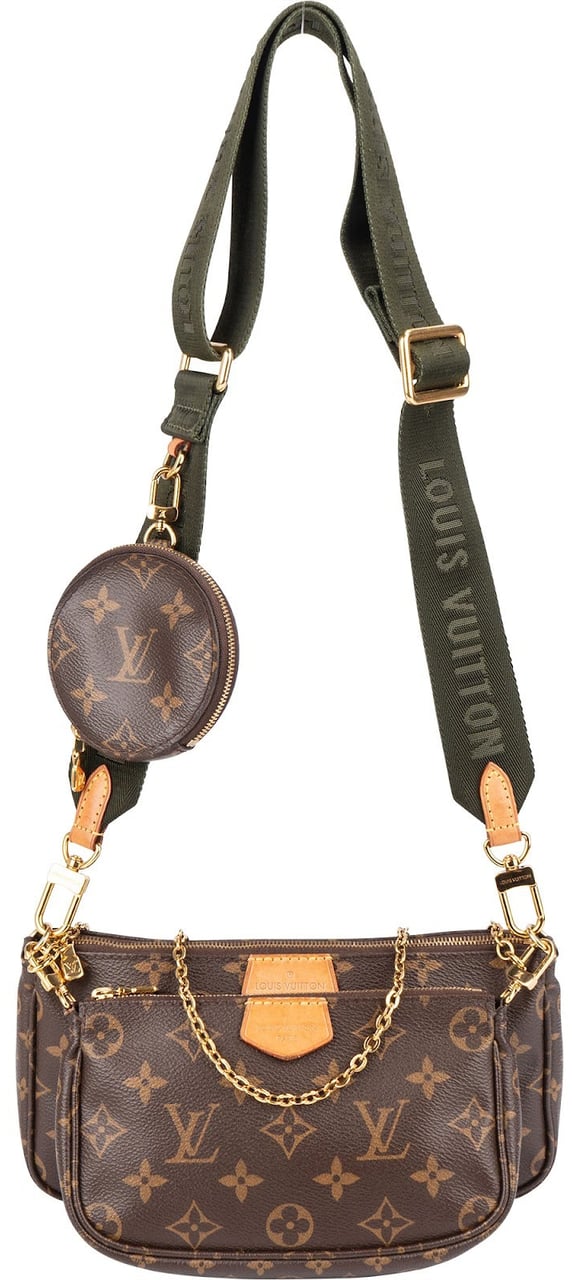 Louis Vuitton Louis Vuitton Monogram Canvas Multi Pochette Accessoires Crossbody Bag Bruin