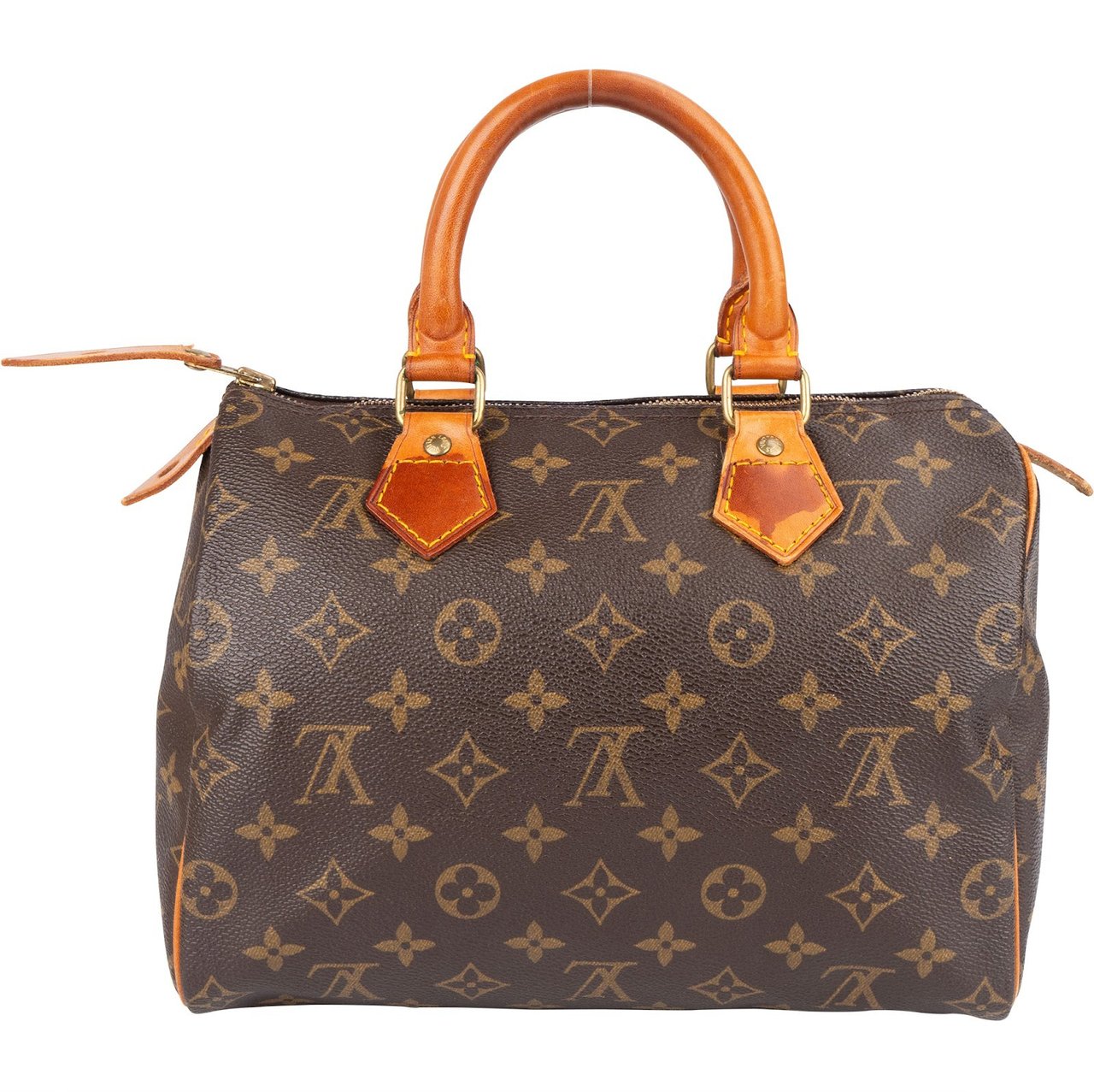 Louis Vuitton Louis Vuitton Monogram Canvas Speedy 25 Handbag Bruin