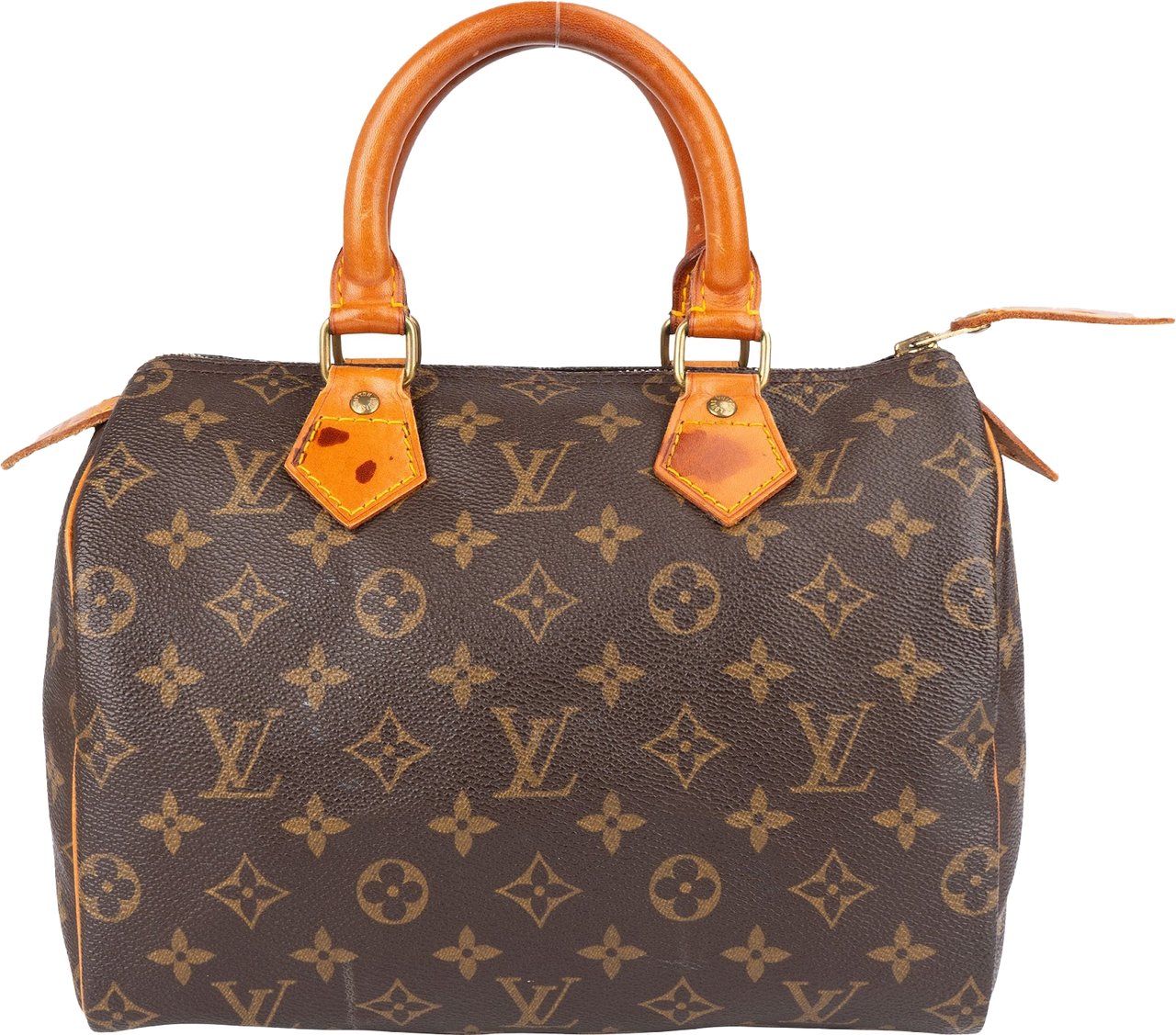 Louis Vuitton Louis Vuitton Monogram Canvas Speedy 25 Handbag Bruin