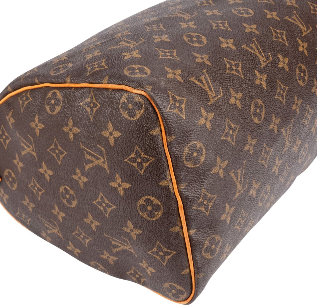 Louis Vuitton Monogram Canvas Speedy 35 Handbag Bruin