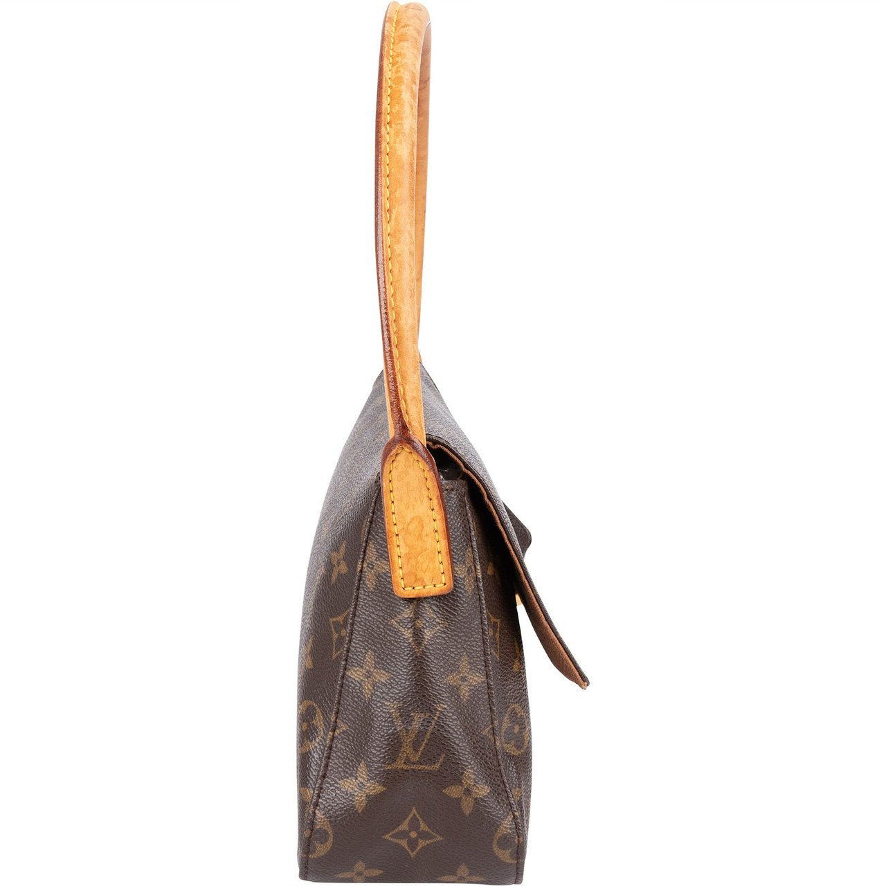 Louis Vuitton Louis Vuitton Monogram Canvas Mini Looping Handbag Bruin