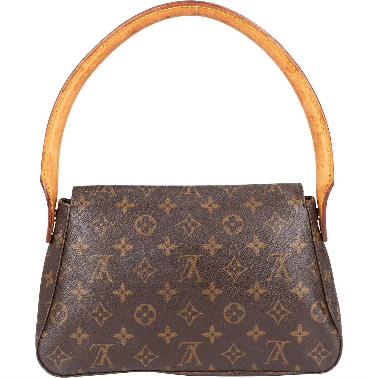 Louis Vuitton Louis Vuitton Monogram Canvas Mini Looping Handbag Bruin