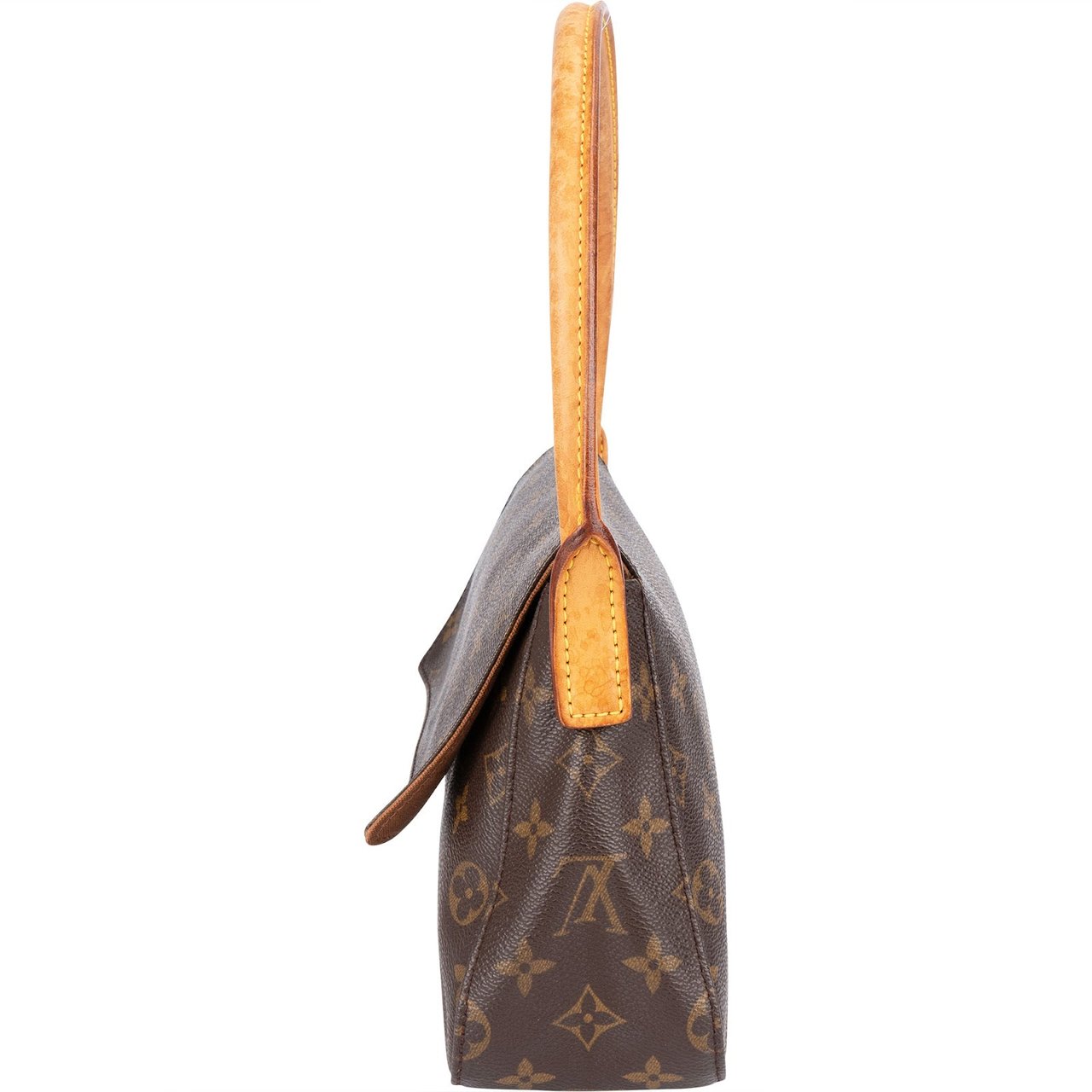 Louis Vuitton Louis Vuitton Monogram Canvas Mini Looping Handbag Bruin