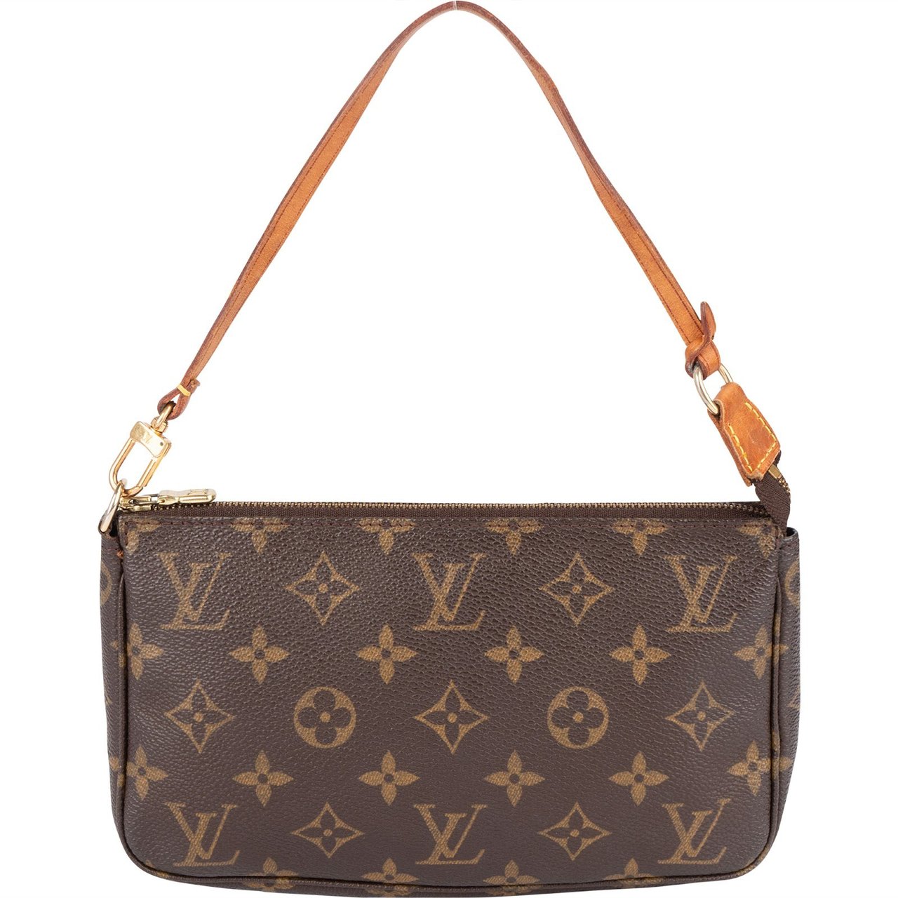 Louis Vuitton Louis Vuitton Monogram Canvas Pochette Accessoires Handbag Bruin