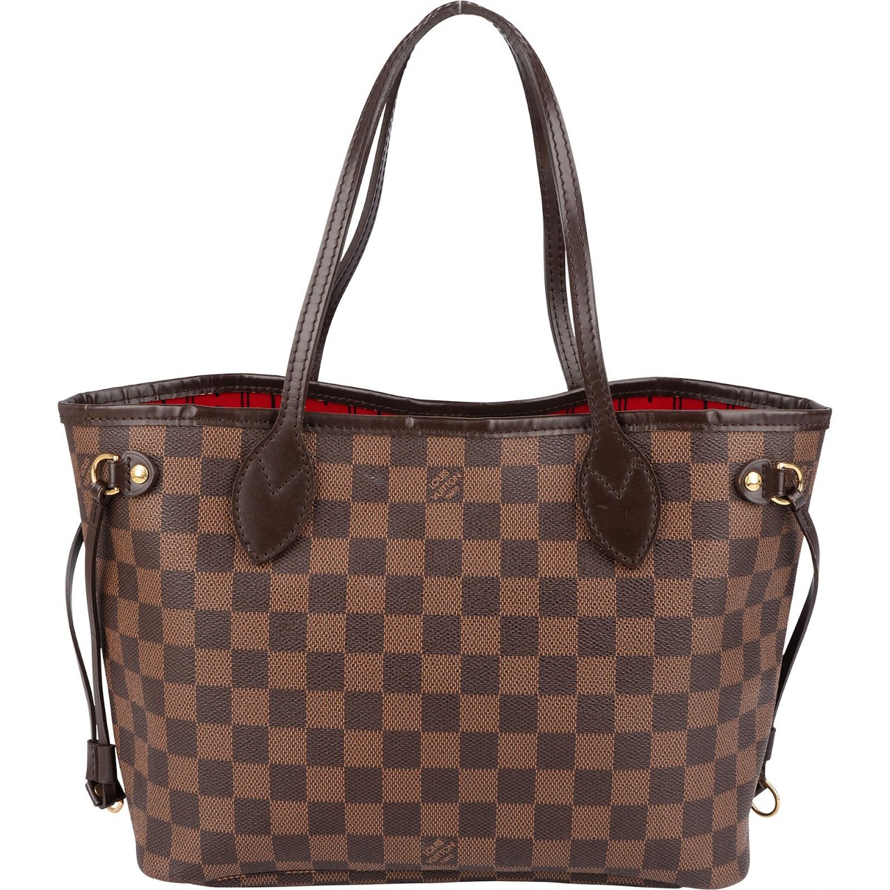 Louis Vuitton Louis Vuitton Monogram Damier Ebene Canvas Neverfull PM Shoulder Bag Bruin