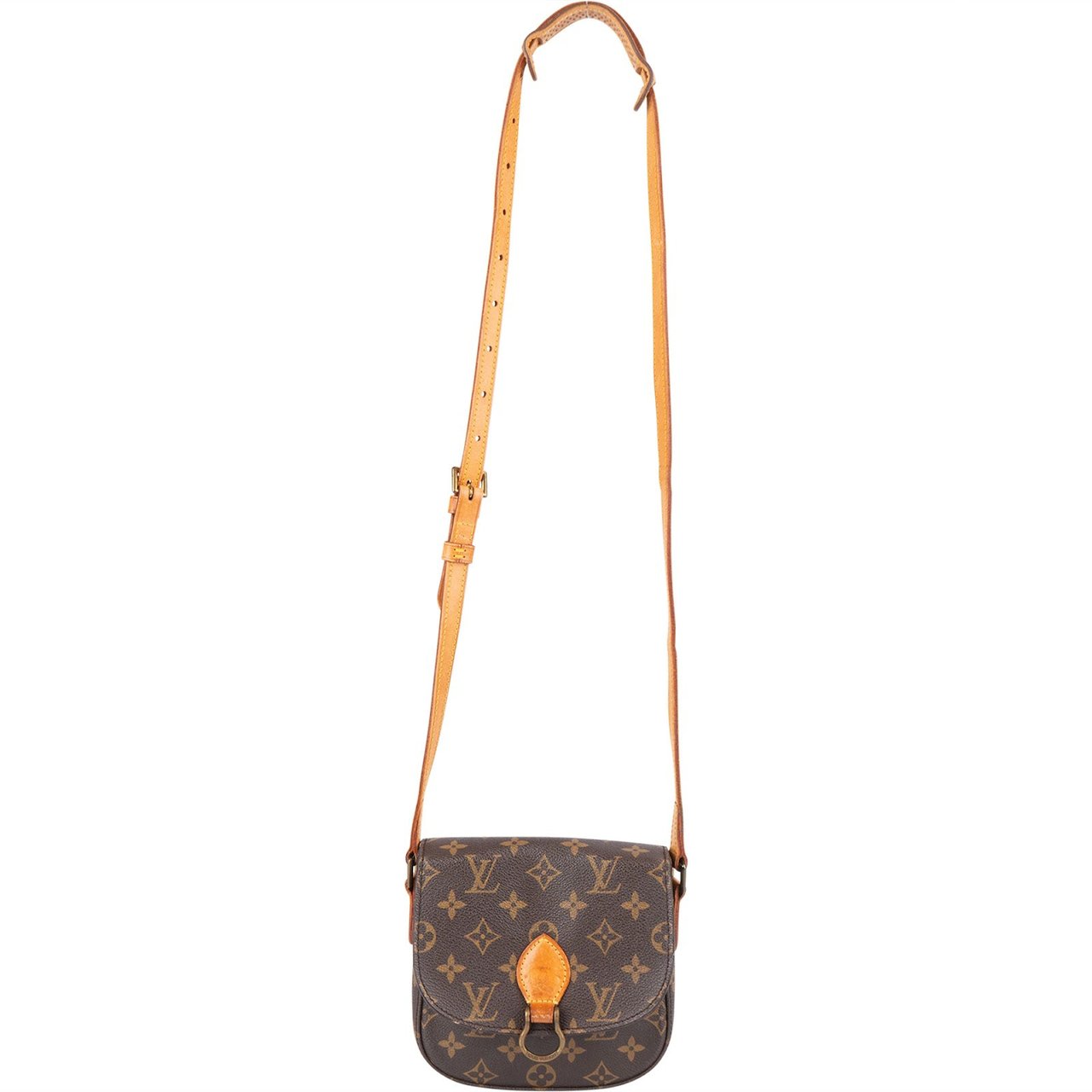 Louis Vuitton Louis Vuitton Monogram Canvas Saint Cloud PM Crossbody Bag Bruin