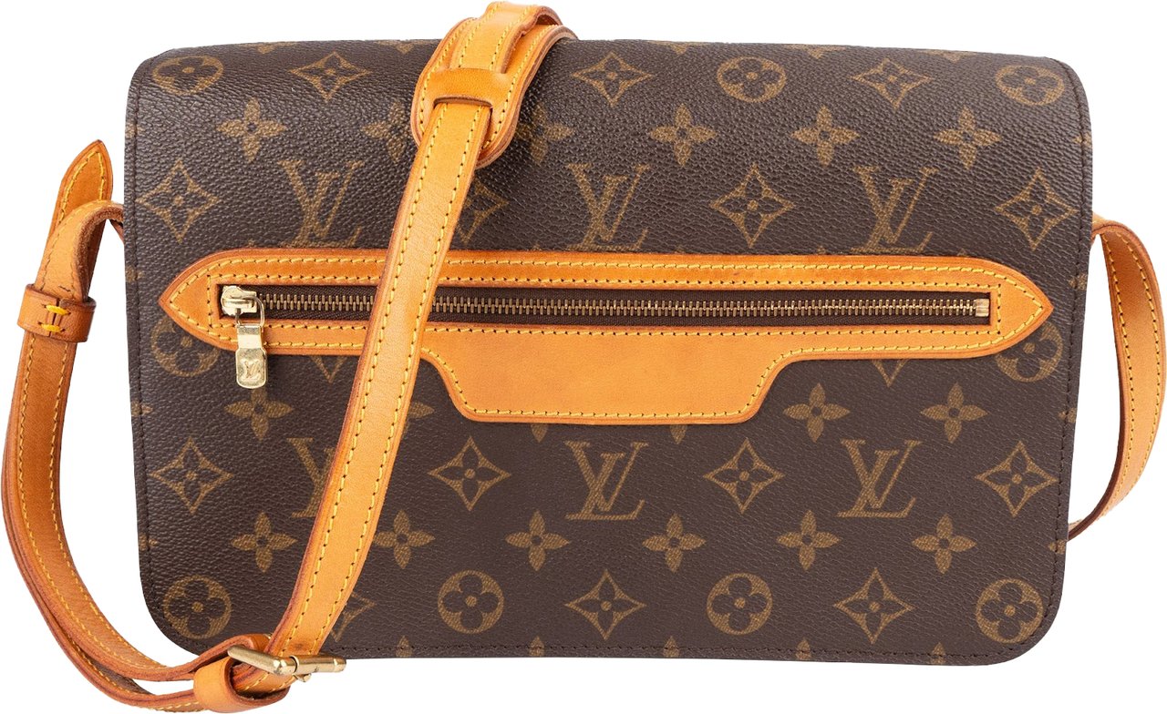 Louis Vuitton Louis Vuitton Monogram Canvas Saint Germain GM Crossbody Bag Bruin