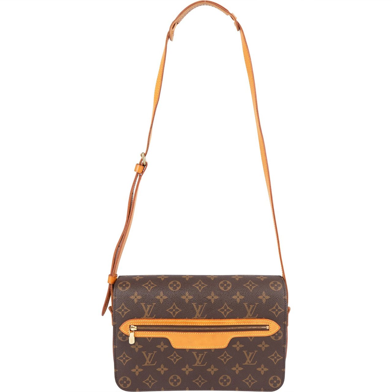 Louis Vuitton Louis Vuitton Monogram Canvas Saint Germain GM Crossbody Bag Bruin