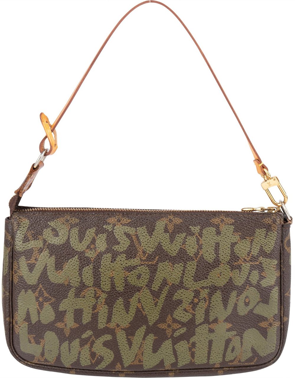 Louis Vuitton Louis Vuitton Monogram Canvas Graffiti Pochette Accessoires Handbag Bruin