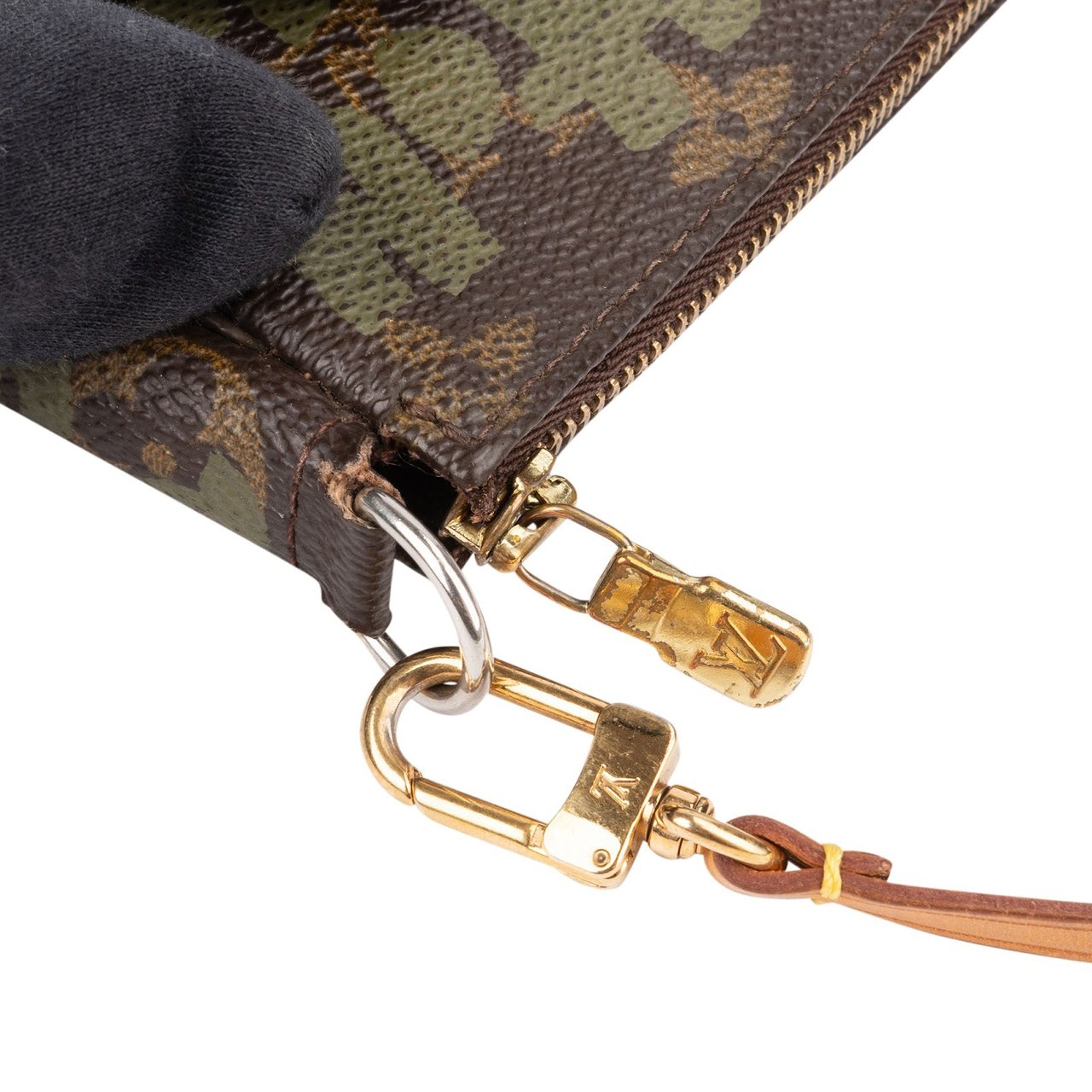 Louis Vuitton Louis Vuitton Monogram Canvas Graffiti Pochette Accessoires Handbag Bruin