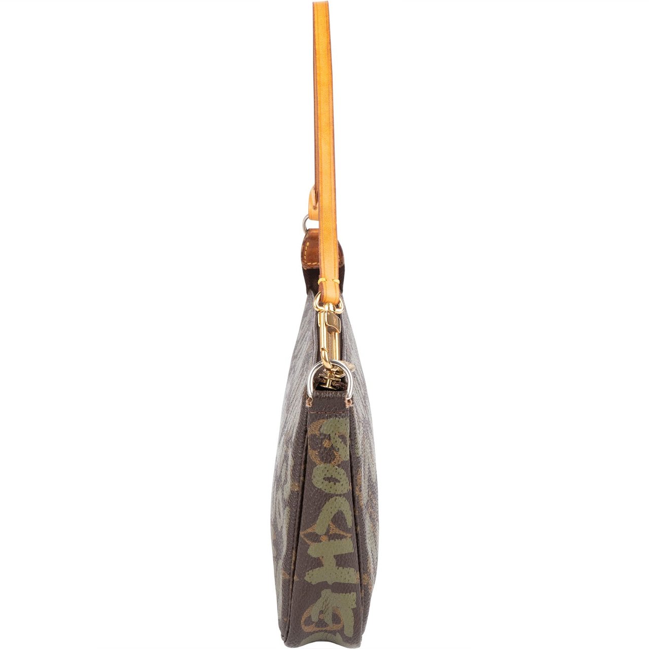 Louis Vuitton Louis Vuitton Monogram Canvas Graffiti Pochette Accessoires Handbag Bruin