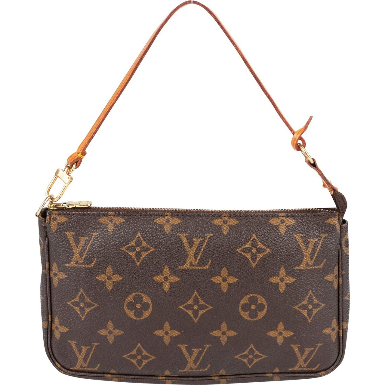 Louis Vuitton Louis Vuitton Monogram Canvas Pochette Accessoires Handbag Bruin