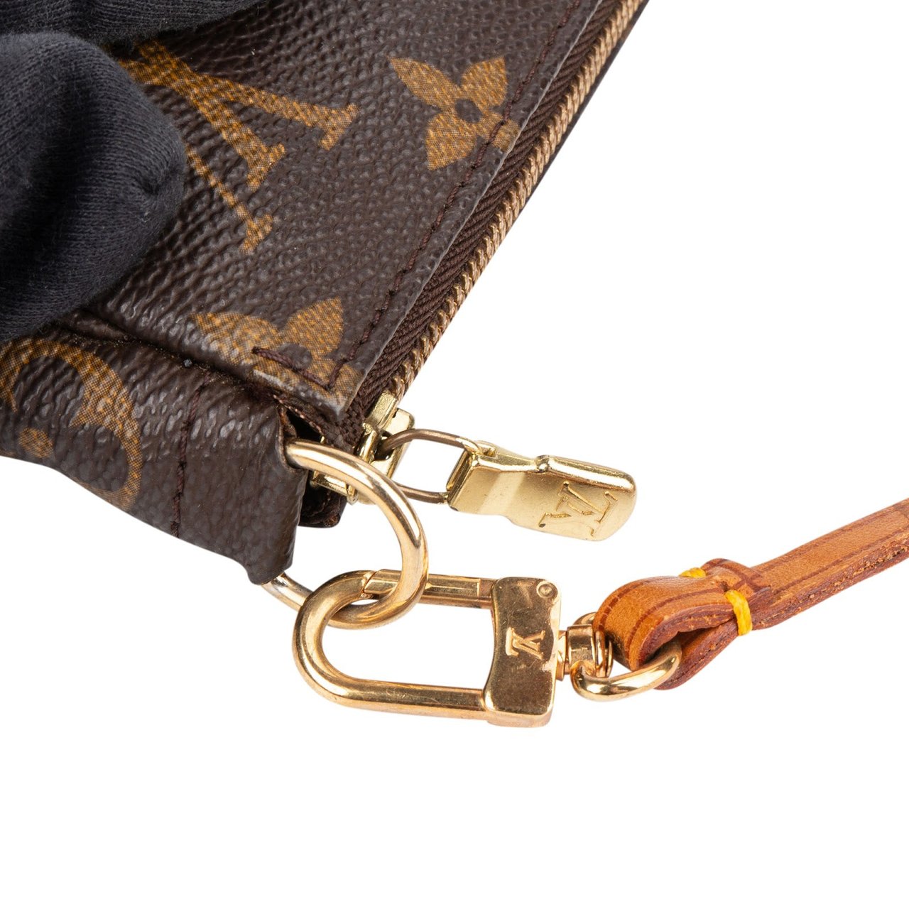 Louis Vuitton Louis Vuitton Monogram Canvas Pochette Accessoires Handbag Bruin