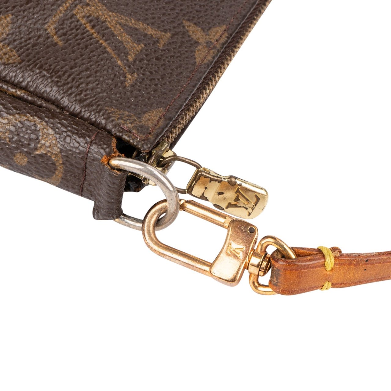 Louis Vuitton Louis Vuitton Monogram Canvas Pochette Accessoire Handbag Bruin