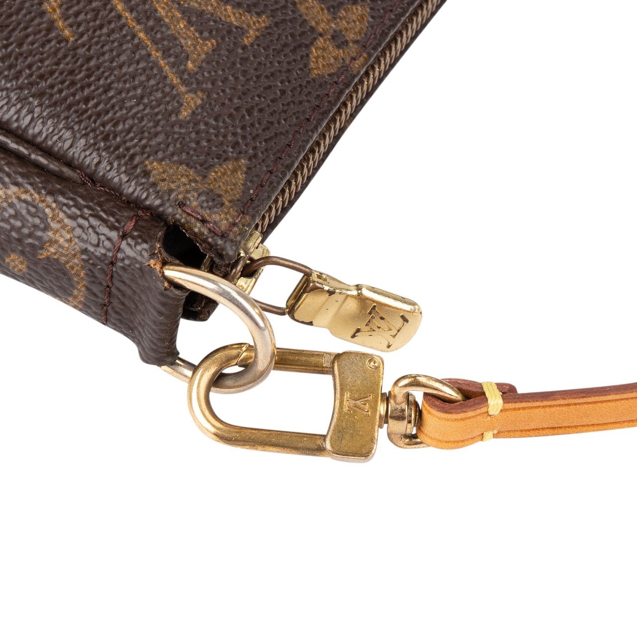 Louis Vuitton Louis Vuitton Monogram Canvas Pochette Accessoires Handbag Bruin