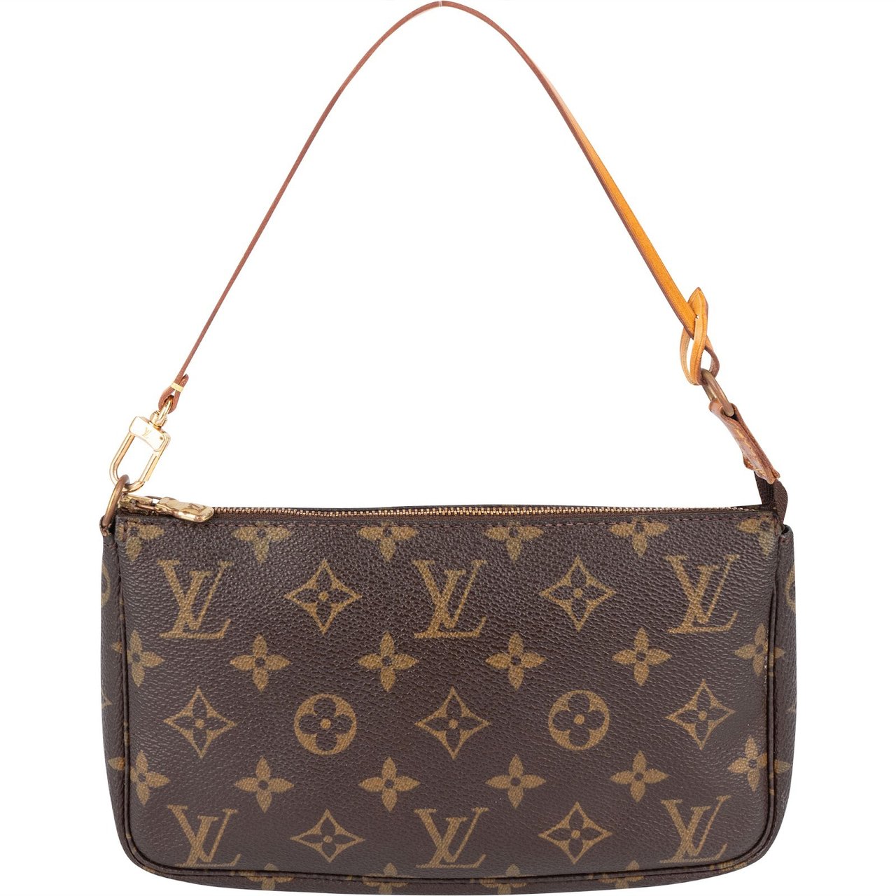 Louis Vuitton Louis Vuitton Monogram Canvas Pochette Accessoires Handbag Bruin