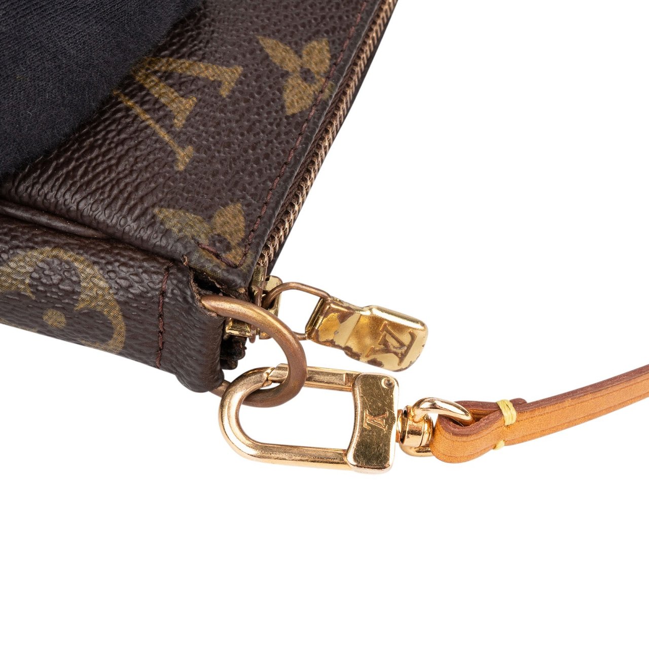 Louis Vuitton Louis Vuitton Monogram Canvas Pochette Accessoires Handbag Bruin