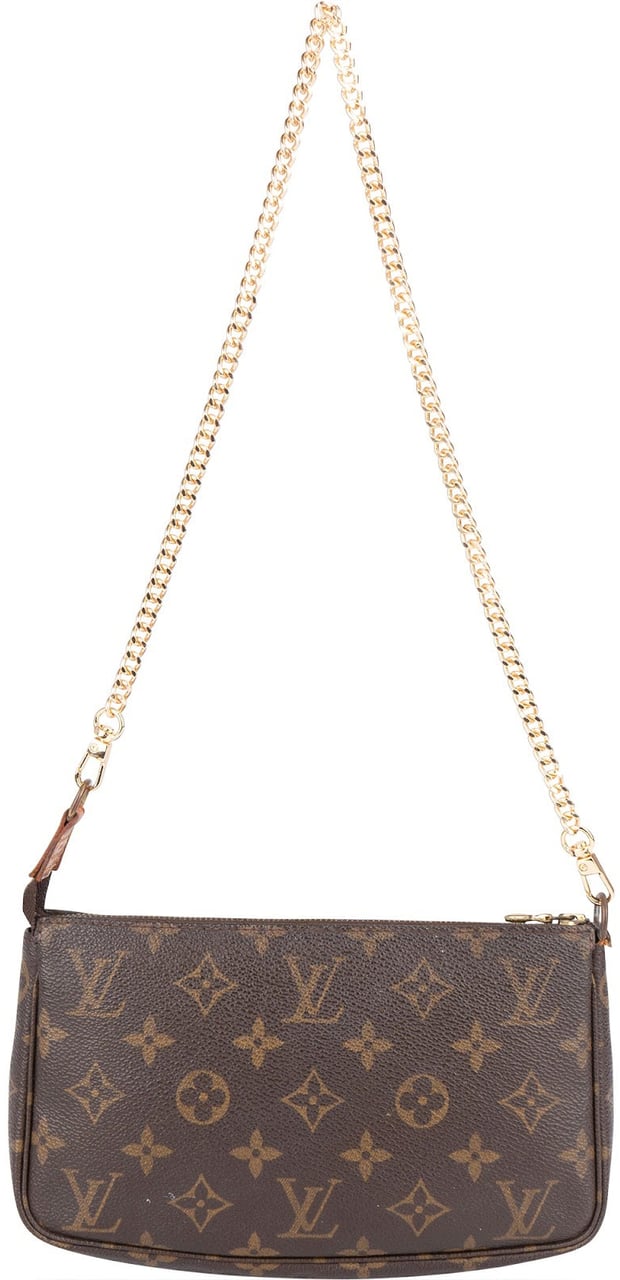 Louis Vuitton Louis Vuitton Monogram Canvas Pochette Accessoires Shoulder Bag Bruin