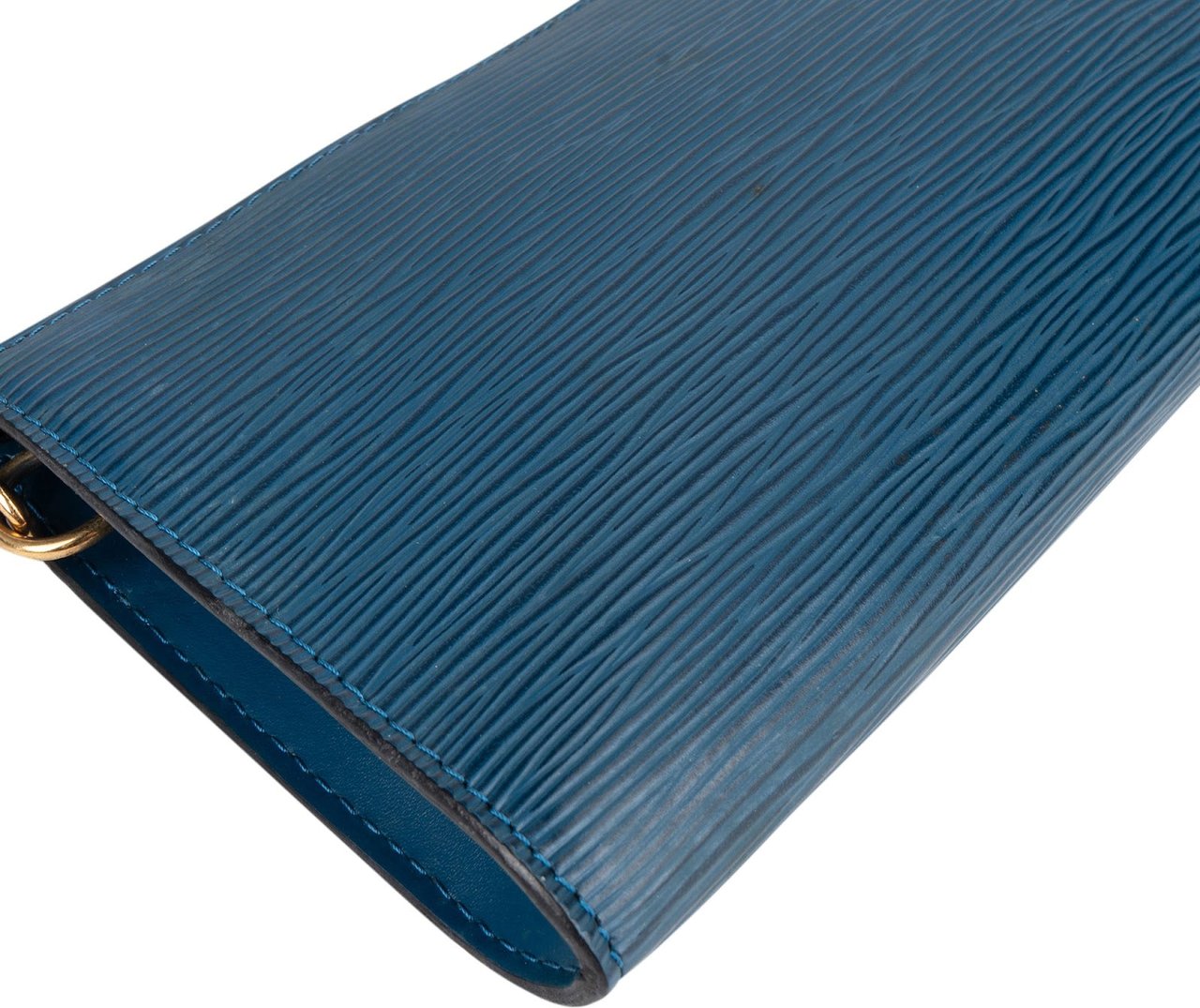 Louis Vuitton Louis Vuitton Blue Epi Leather Pochette Accessoires Handbag Blauw