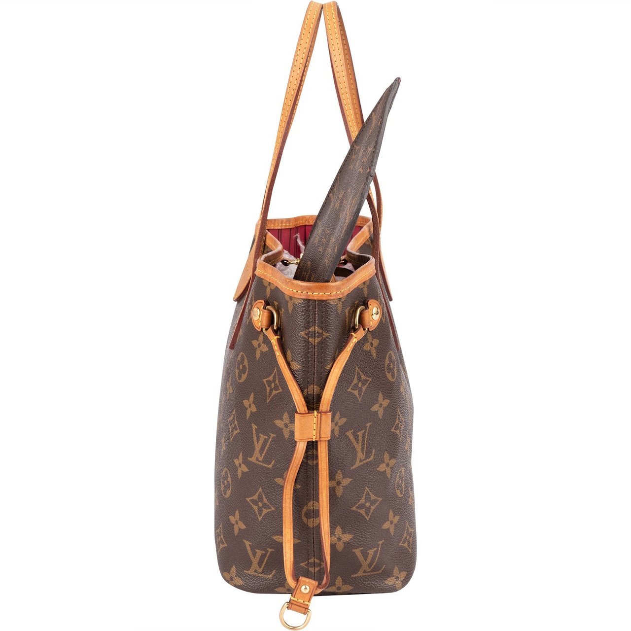 Louis Vuitton Louis Vuitton Monogram Canvas Neverfull PM Shoulder Bag Bruin