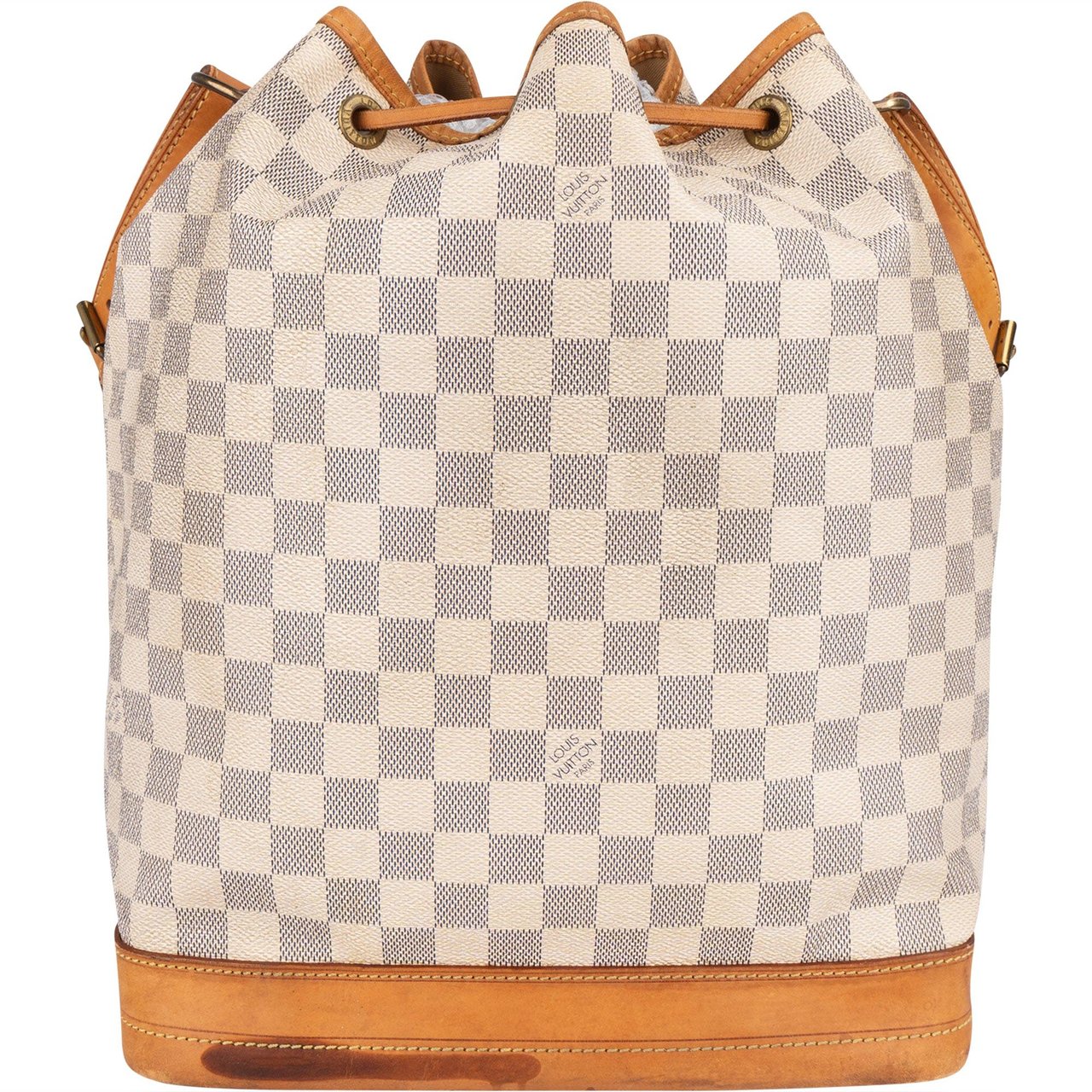 Louis Vuitton Louis Vuitton Monogram Damier Azur Canvas Sac Noé Grande Shoulder Bag Beige