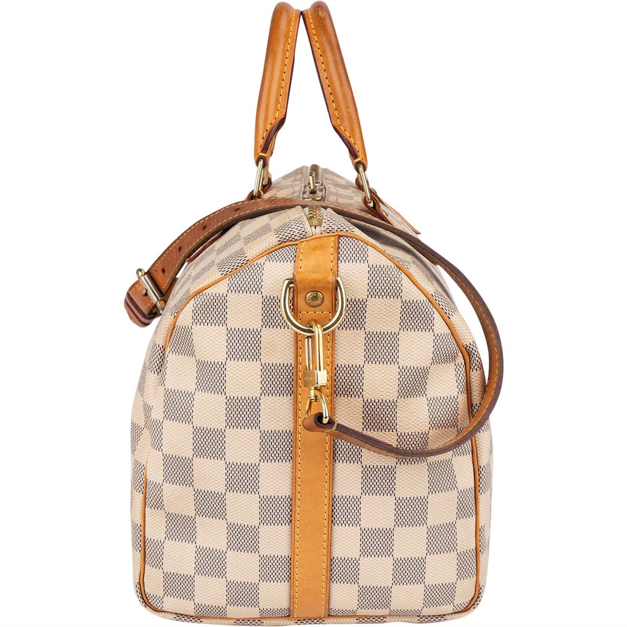 Louis Vuitton Louis Vuitton Monogram Damier Azur Canvas Speedy 30 Bandoulière Handbag Wit