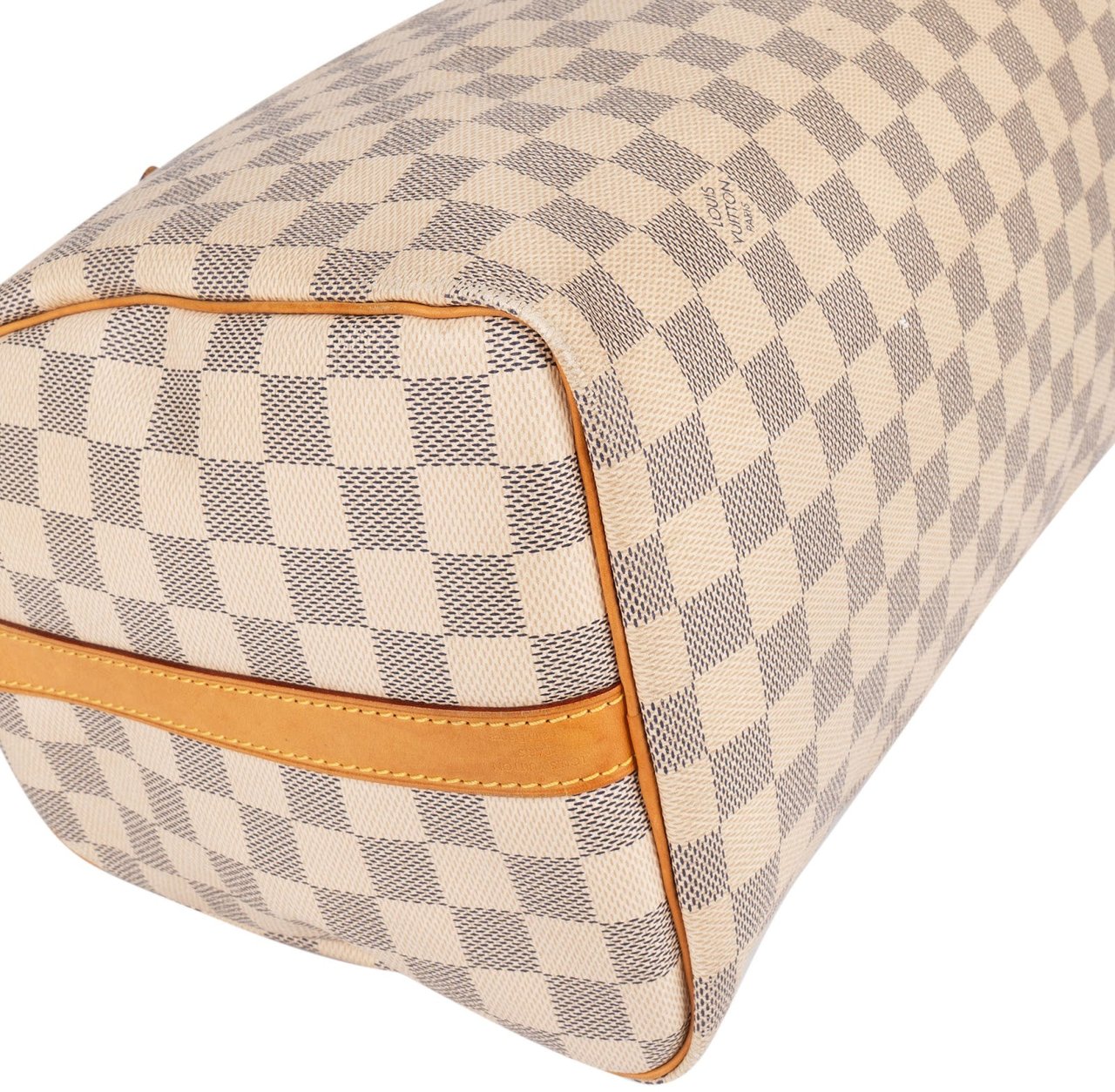 Louis Vuitton Louis Vuitton Monogram Damier Azur Canvas Speedy 30 Bandoulière Handbag Wit