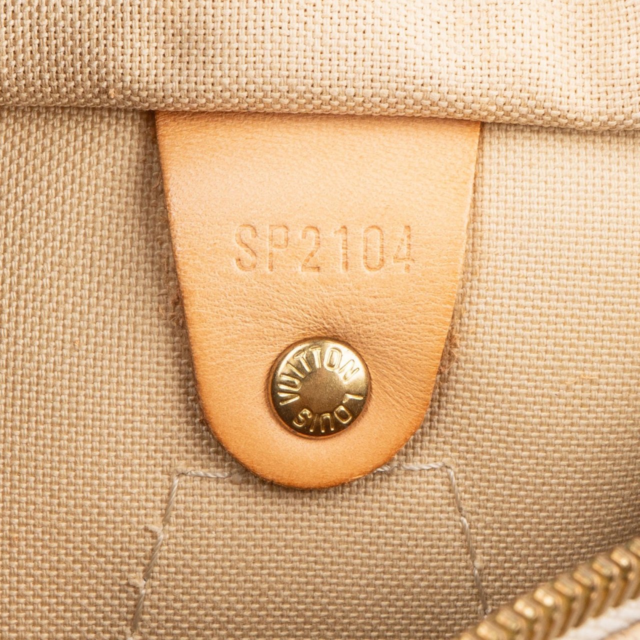 Louis Vuitton Louis Vuitton Monogram Damier Azur Canvas Speedy 30 Bandoulière Handbag Wit