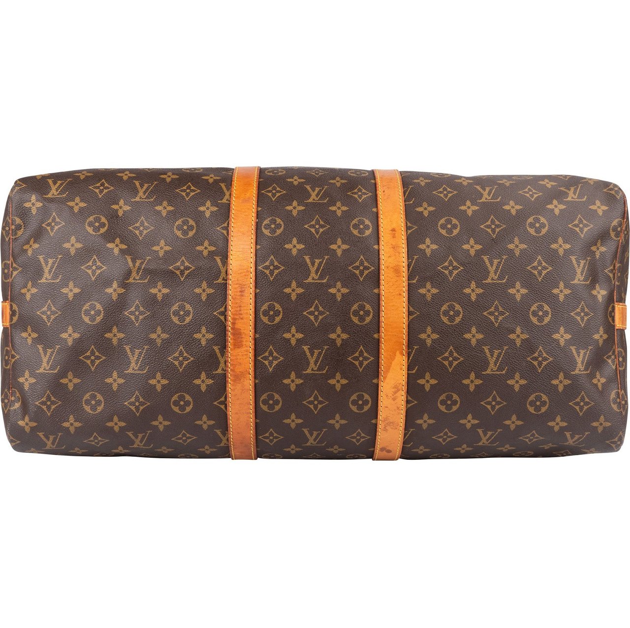 Louis Vuitton Louis Vuitton Monogram Canvas Keepall 55 Bandoulière Travel Bag Bruin