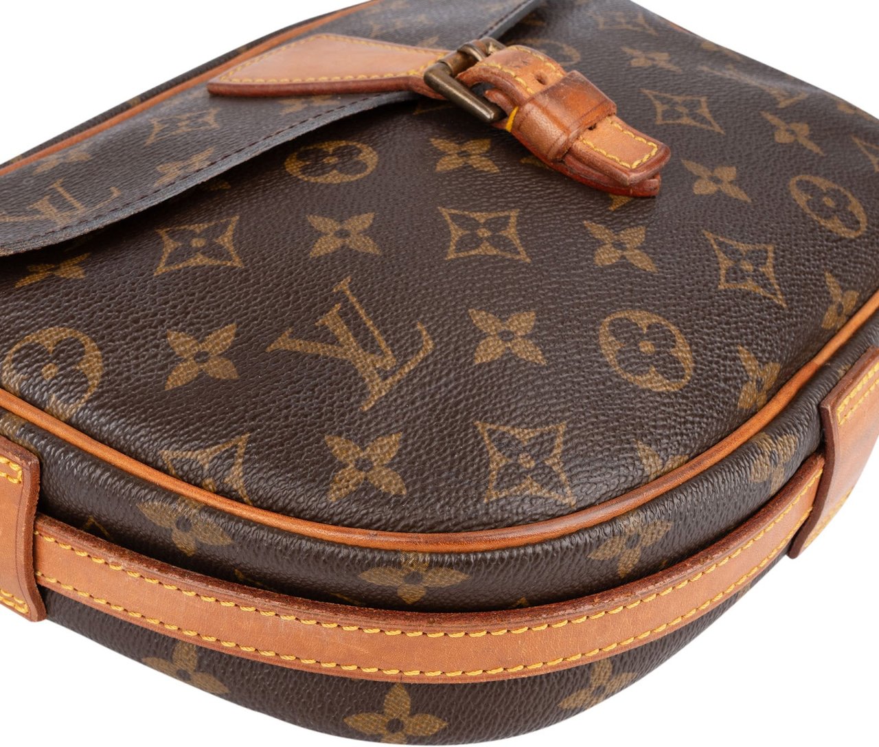 Louis Vuitton Louis Vuitton Monogram Canvas Jeune Fille MM Crossbody Bag Bruin