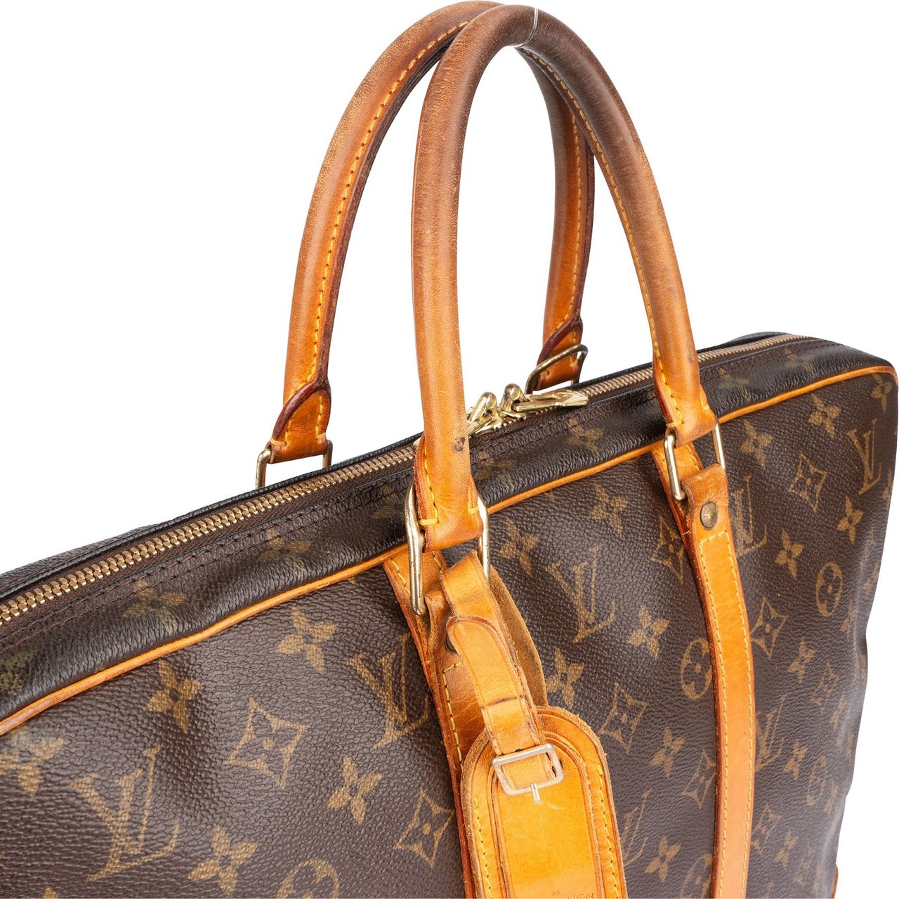 Louis Vuitton Louis Vuitton Monogram Canvas Porte Documents Business Handbag Bruin