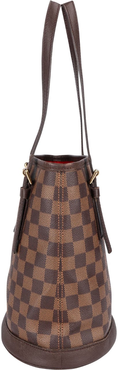 Louis Vuitton Louis Vuitton Monogram Damier Ebene Bucket PM Shoulder Bag Bruin