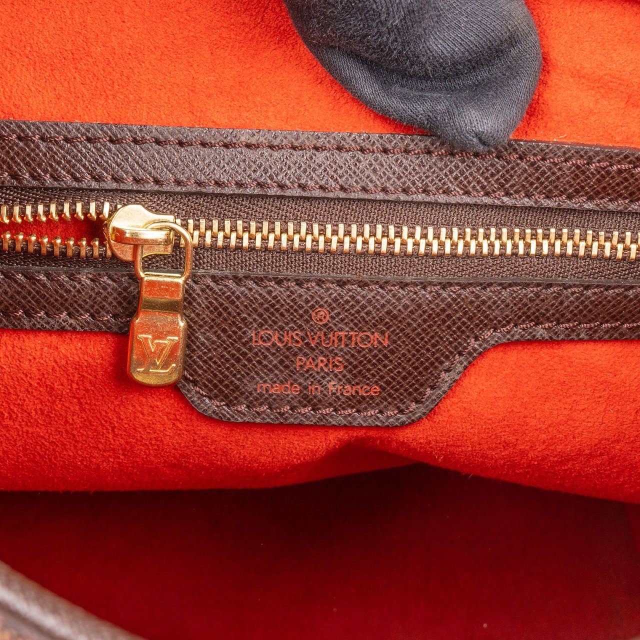 Louis Vuitton Louis Vuitton Monogram Damier Ebene Bucket PM Shoulder Bag Bruin