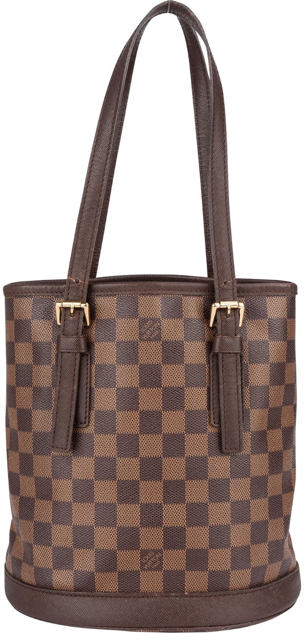 Louis Vuitton Louis Vuitton Monogram Damier Ebene Bucket PM Shoulder Bag Bruin