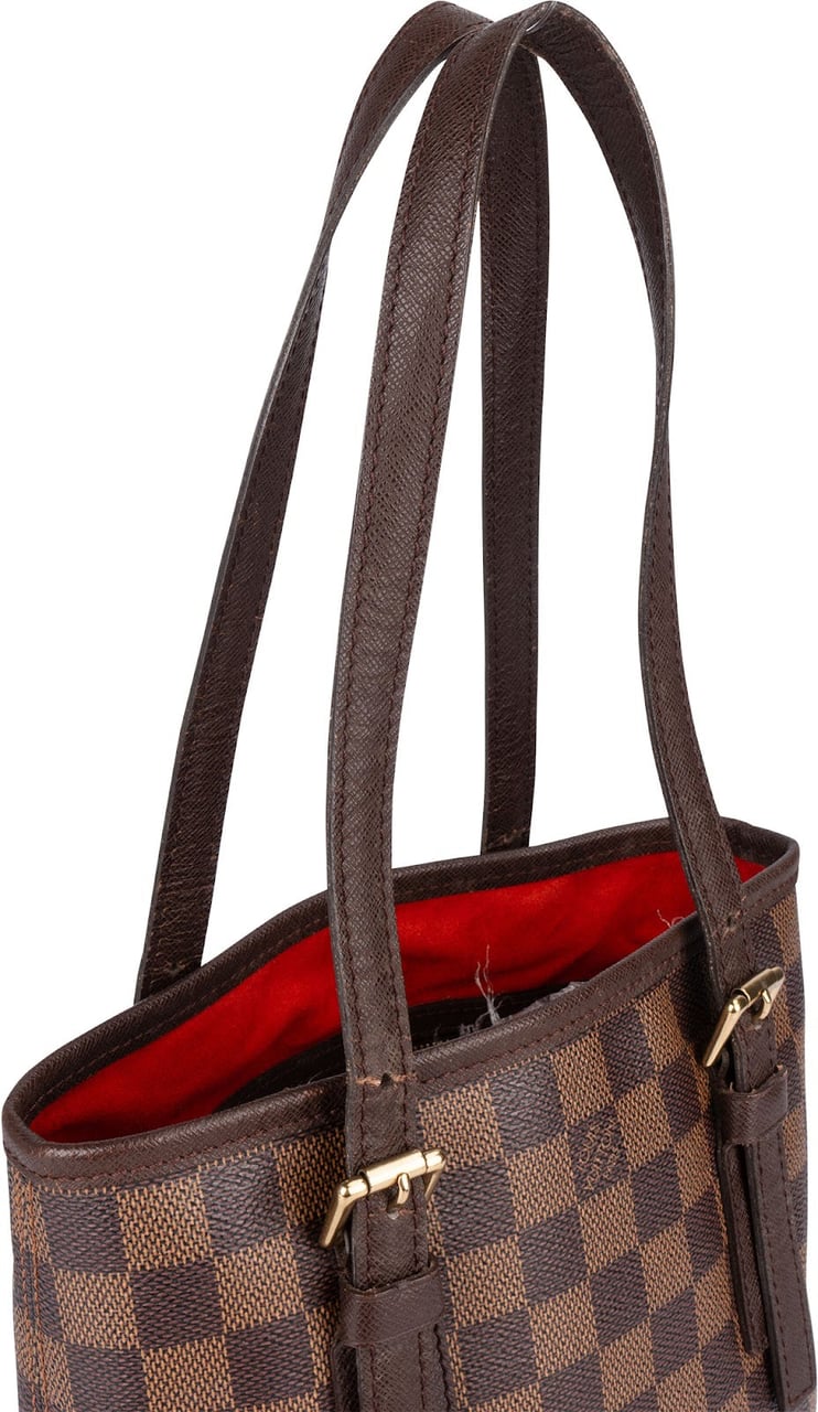 Louis Vuitton Louis Vuitton Monogram Damier Ebene Bucket PM Shoulder Bag Bruin