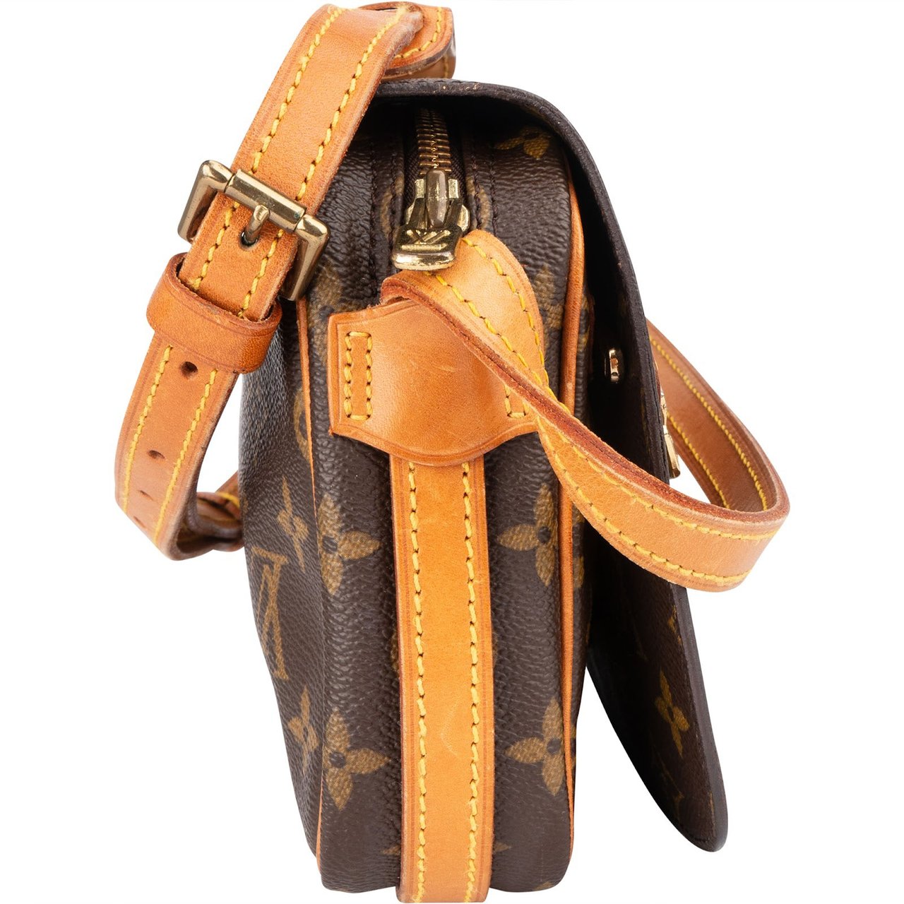 Louis Vuitton Louis Vuitton Monogram Canvas Saint Germain PM Crossbody Bag Bruin