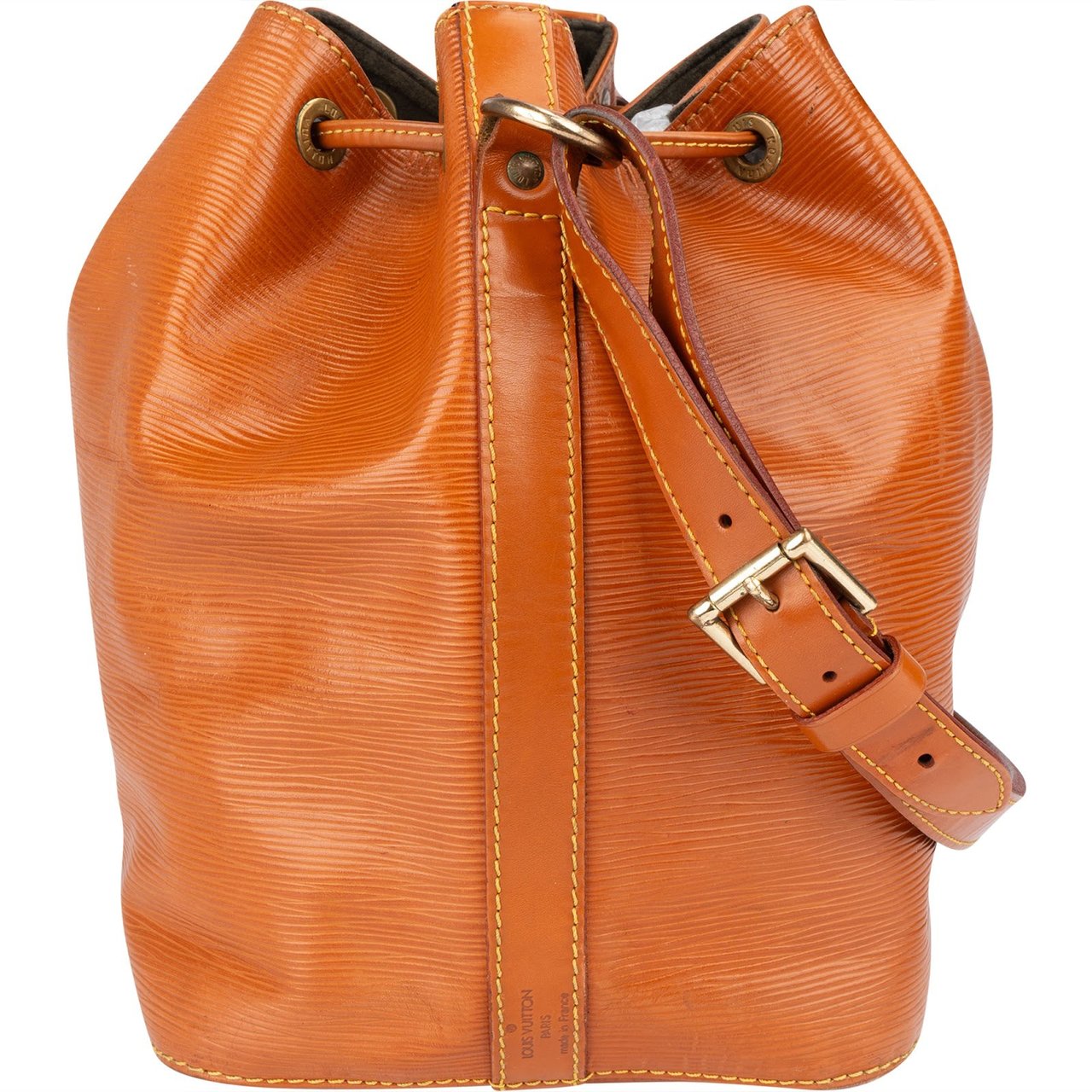 Louis Vuitton Louis Vuitton Brown Epi Leather Sac Noé Petit Shoulder Bag Oranje