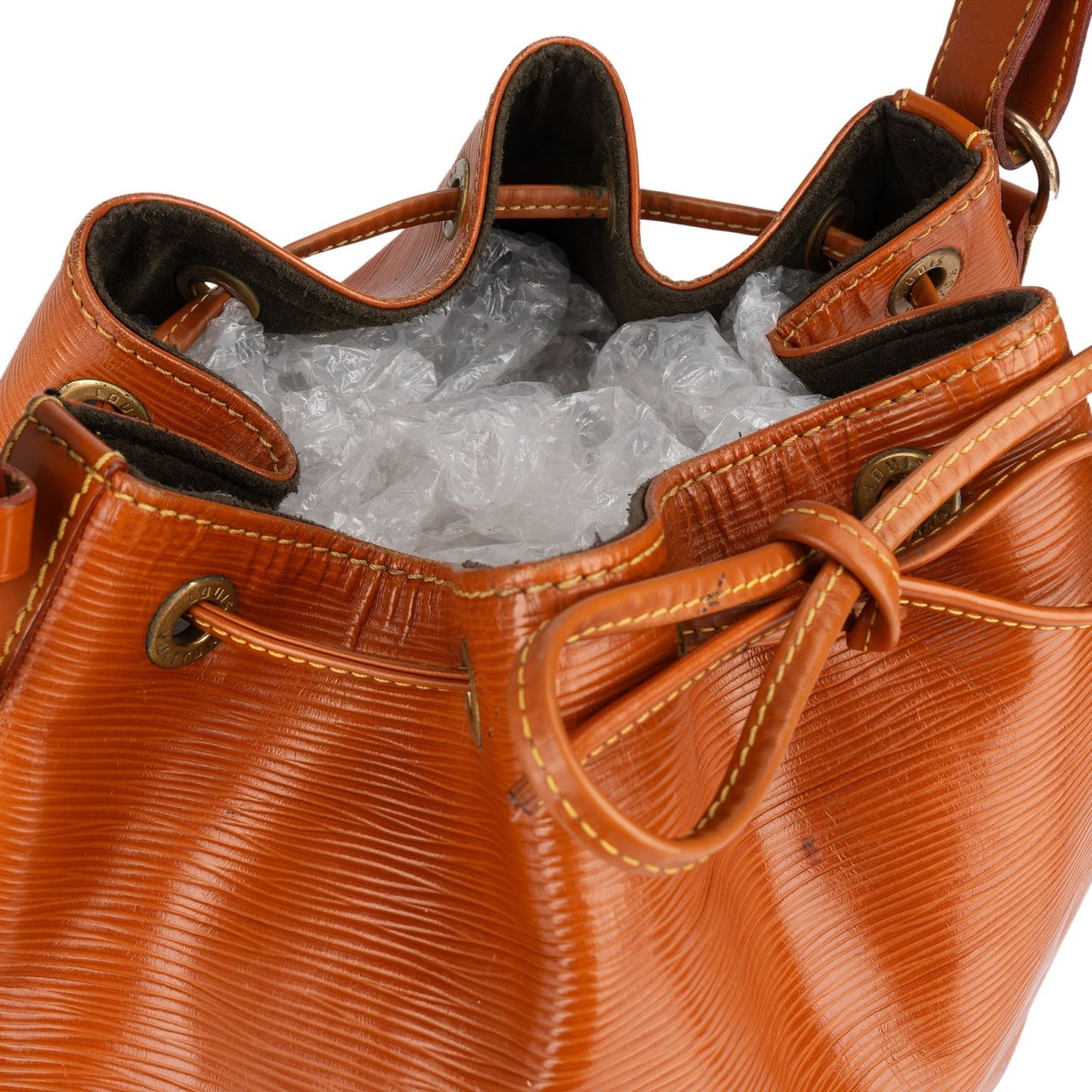 Louis Vuitton Louis Vuitton Brown Epi Leather Sac Noé Petit Shoulder Bag Oranje