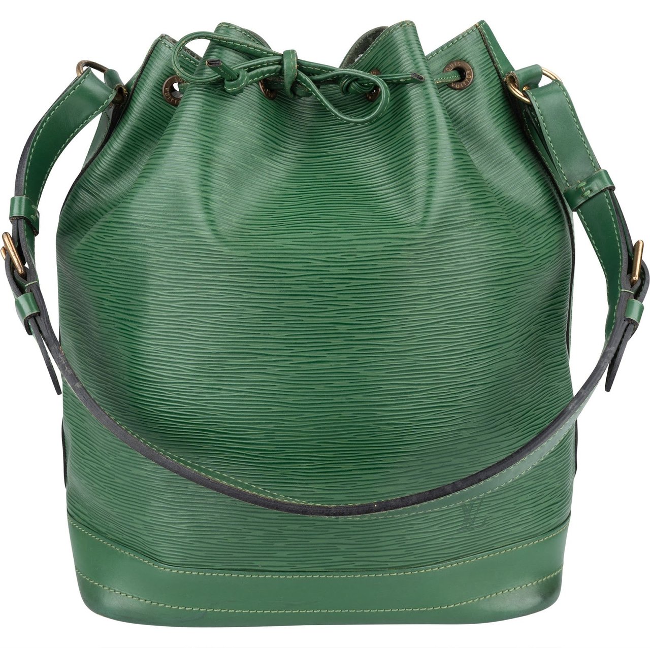Louis Vuitton Louis Vuitton Green Epi Leather Sac Noé Grande Shoulder Bag Groen